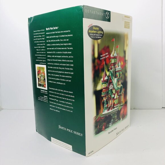 Department 56 Poinsettia Palace 56796 Christmas Village House Castle Decor READ! - Picture 10 of 12